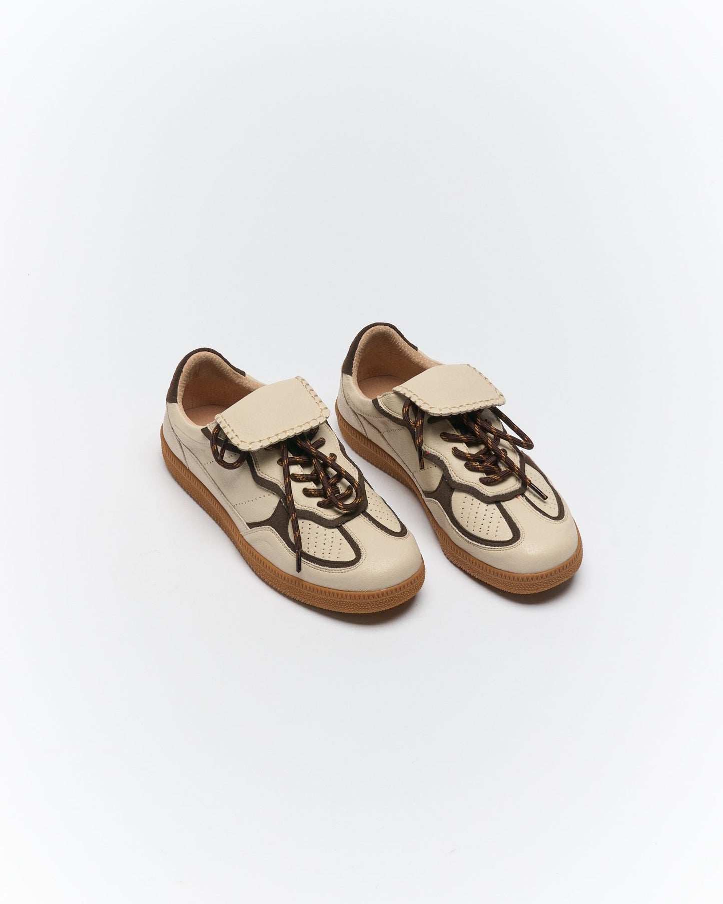 Walnut Melbourne Falcon Sneaker (Beige Chocolate)