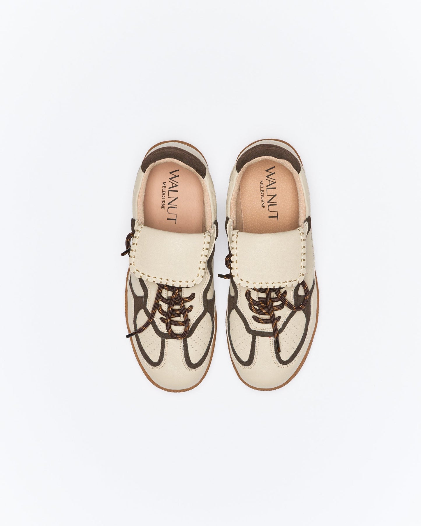 Walnut Melbourne Falcon Sneaker (Beige Chocolate)