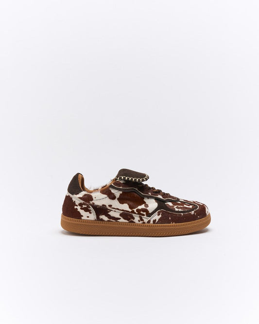 Image of Sneakers. Productname: Falcon Leather Sneaker in Cow colour by brand - Walnut Melbourne