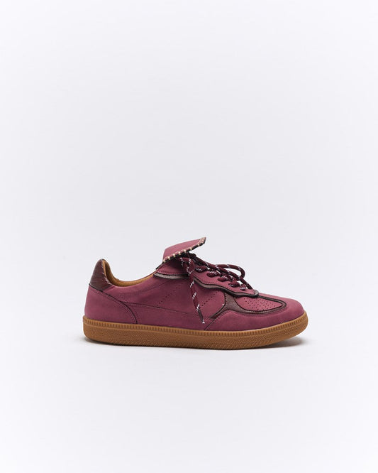 Image of Sneakers. Productname: Falcon Sneaker in Bordeaux colour by brand - Walnut Melbourne