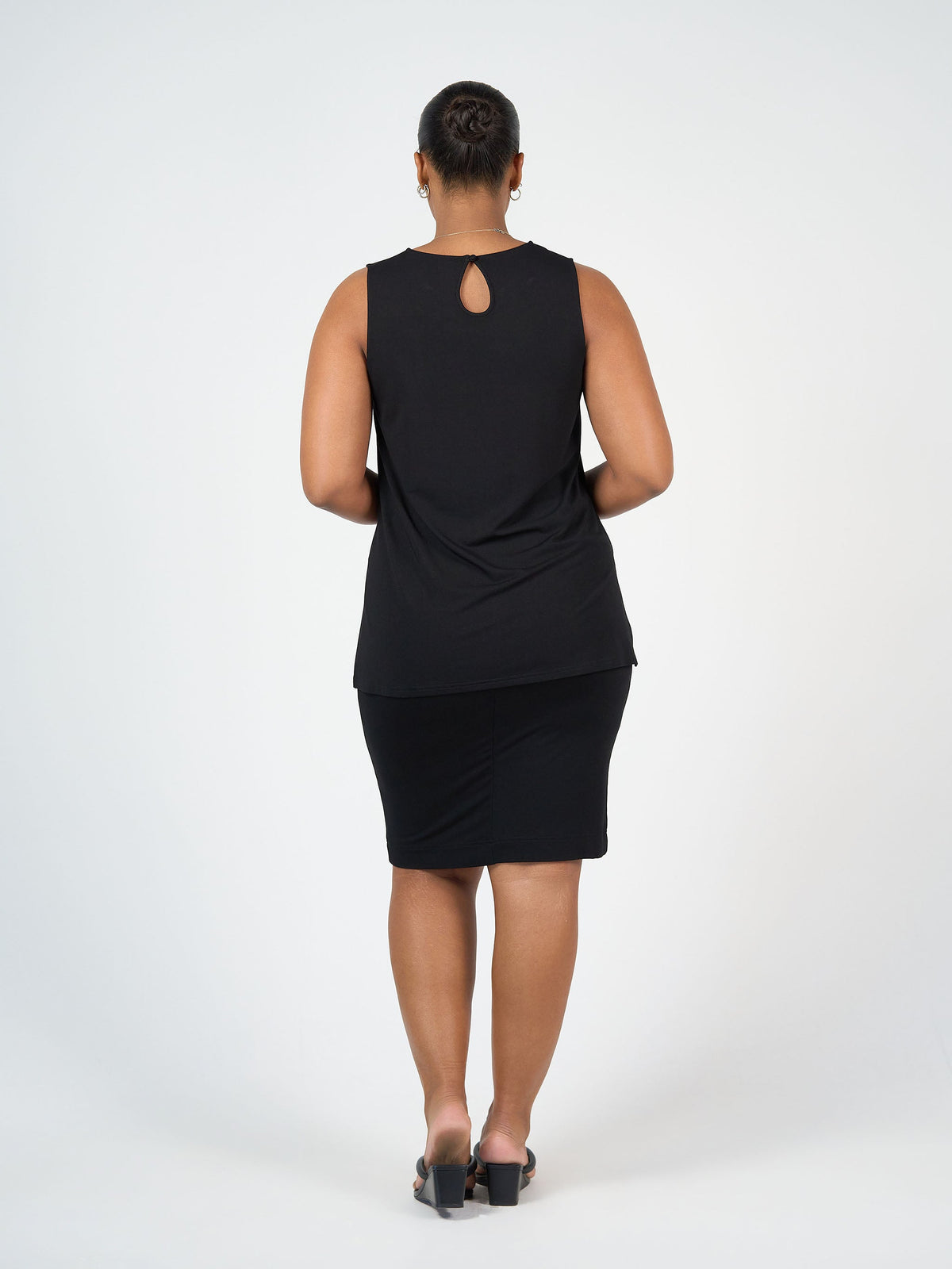 Lou Lou Fantasia Bamboo Tunic Top (Black)