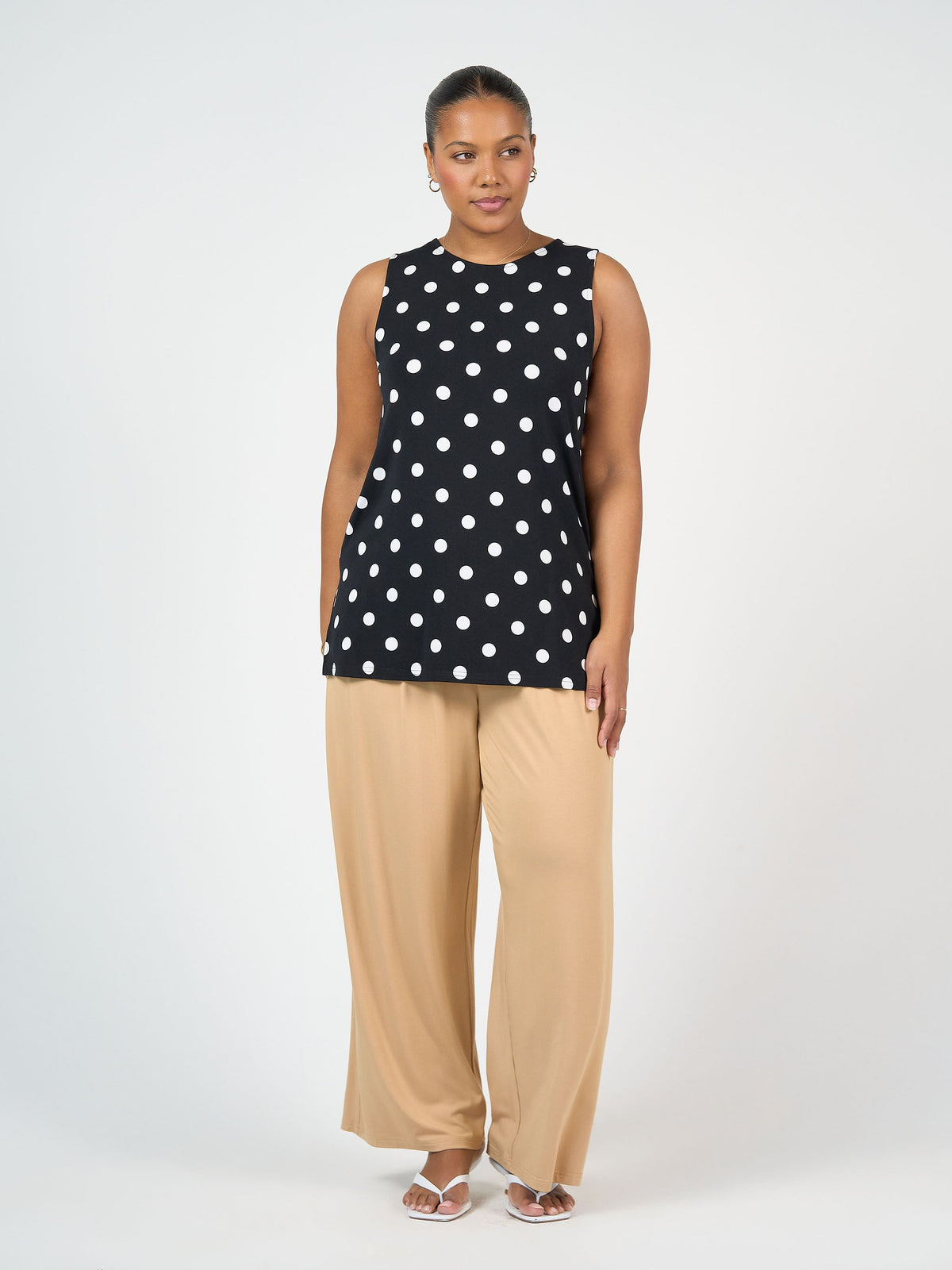 Lou Lou Fantasia Bamboo Tunic Top (Polka Dot)
