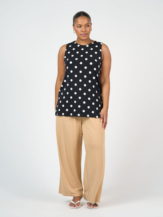 Lou Lou Fantasia Bamboo Tunic Top (Polka Dot)