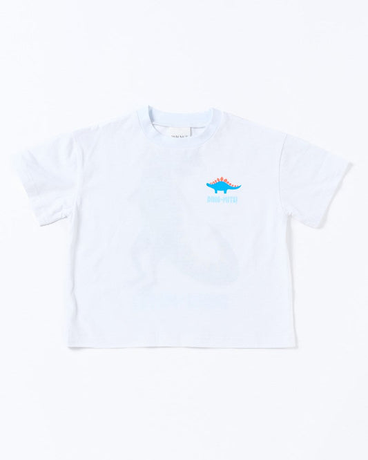 Image of T-Shirts. Productname: Walnut Melbourne Felix Tee in Rainbow Dino colour by brand - Walnut Melbourne