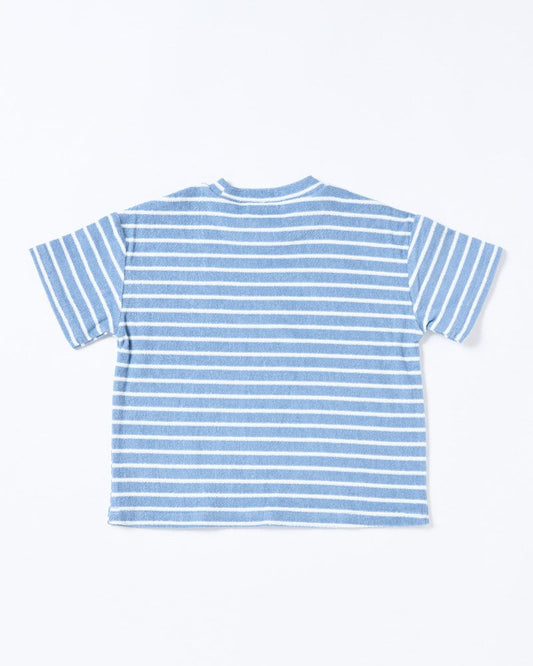 Walnut Melbourne Felix Tee (Terry Stripe Blue)