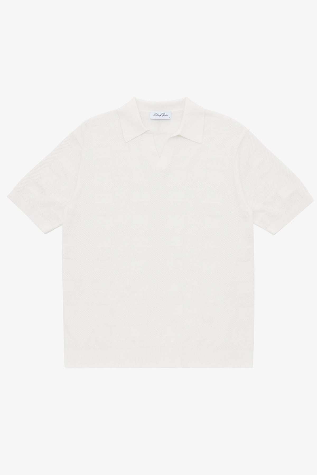 Anthony Squires Array Off Polo In Supima Cotton (White)