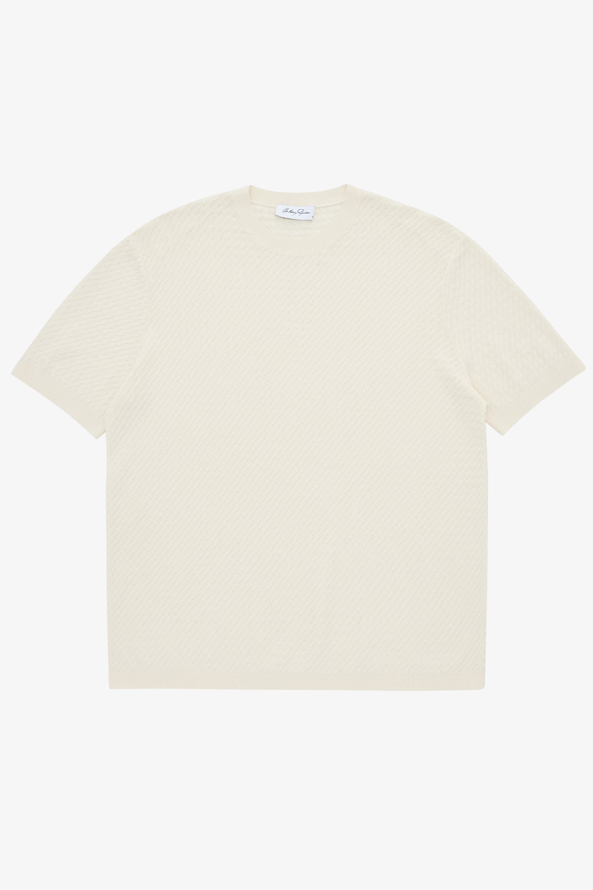 Anthony Squires Axis Off Crew Neck Knit (White)