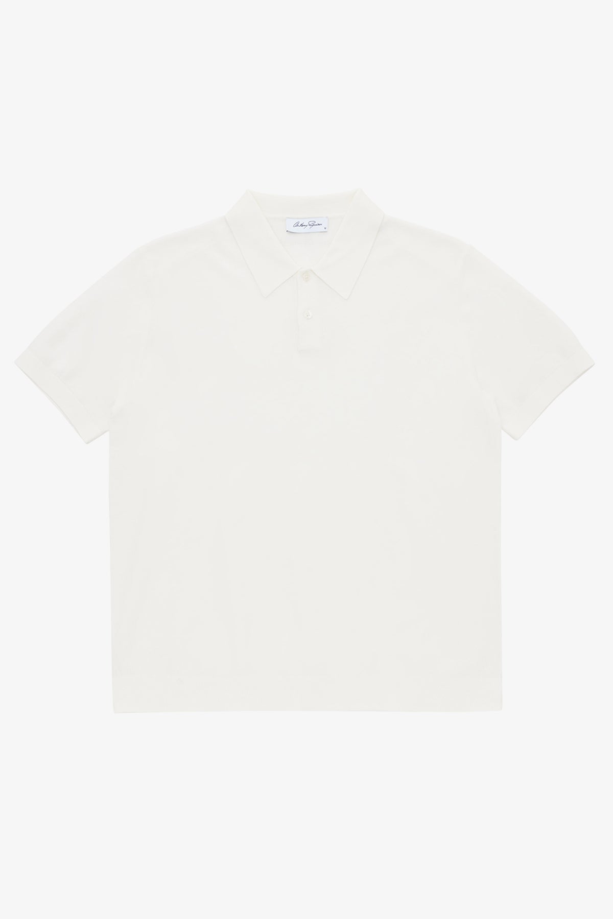 Anthony Squires Frame Honeycomb Polo (White)