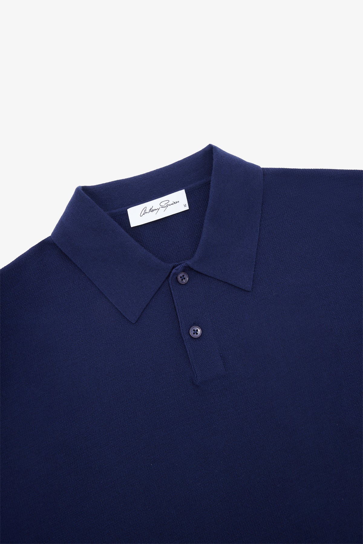 Anthony Squires Frame Honeycomb Polo (Blue)