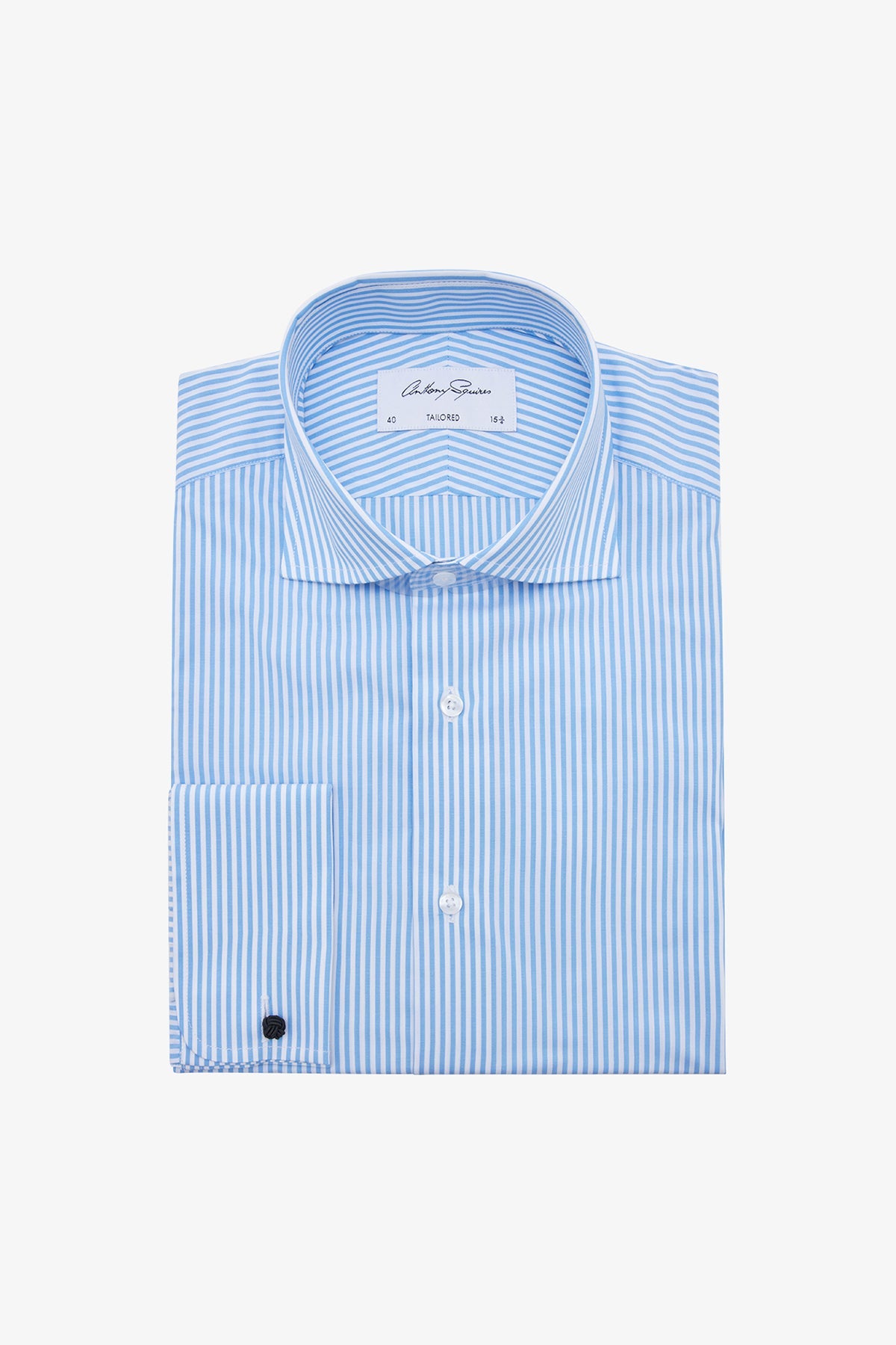 Anthony Squires Garret Formal Shirt Bengal Stripe (Blue)