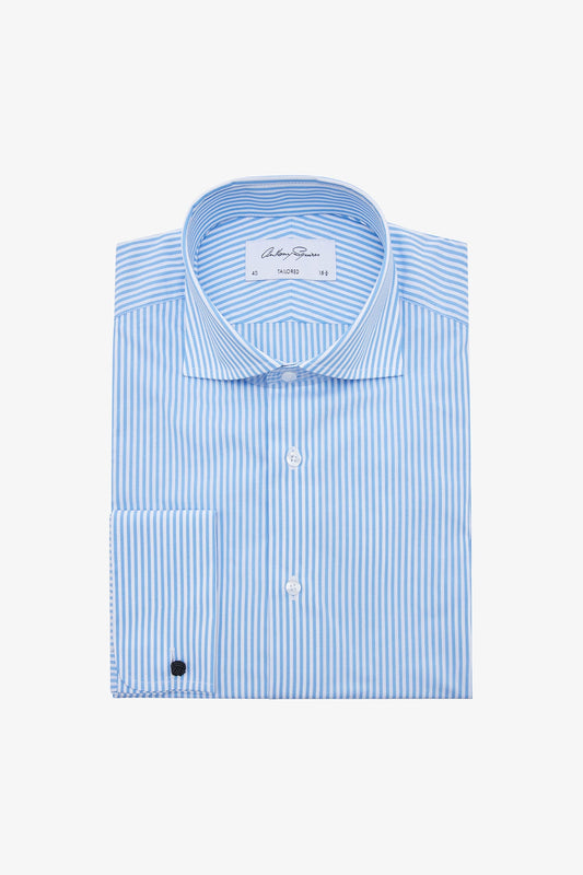 Anthony Squires Garret Formal Shirt Bengal Stripe (Blue)