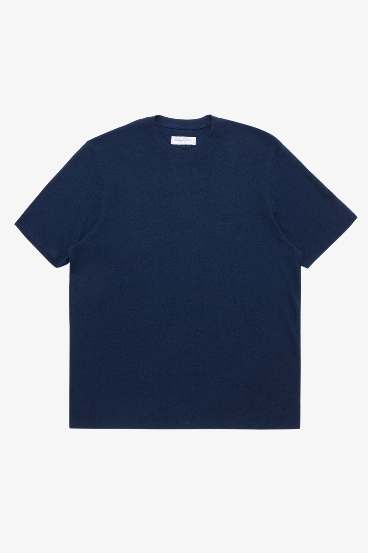 Anthony Squires Linen T-shirt Navy (Blue)