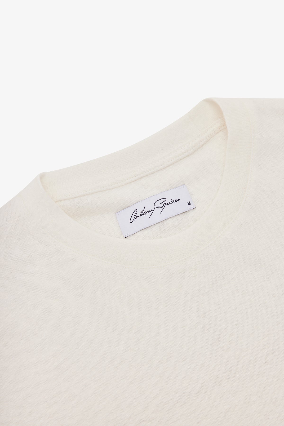 Anthony Squires Linen T-shirt Off (White)