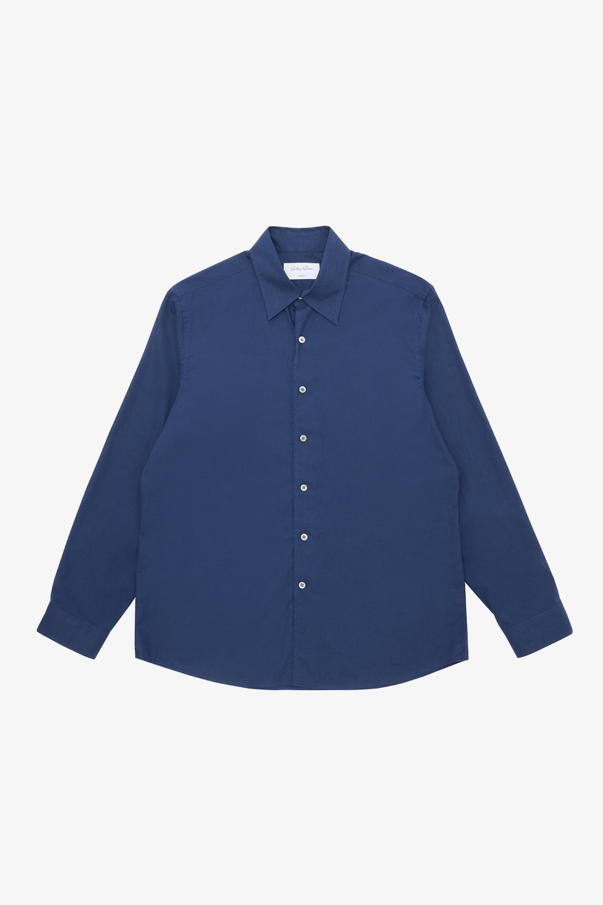 Anthony Squires Quy Cotton/Linen Shirt (Blue)