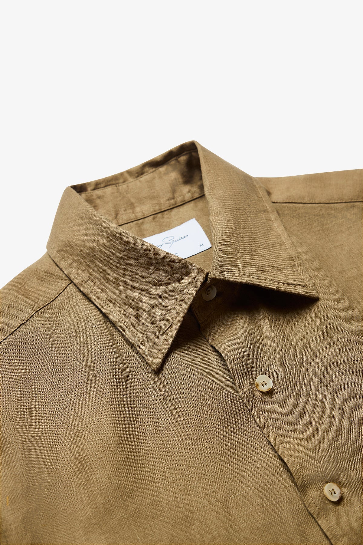 Anthony Squires Quy Linen Shirt (Khaki)