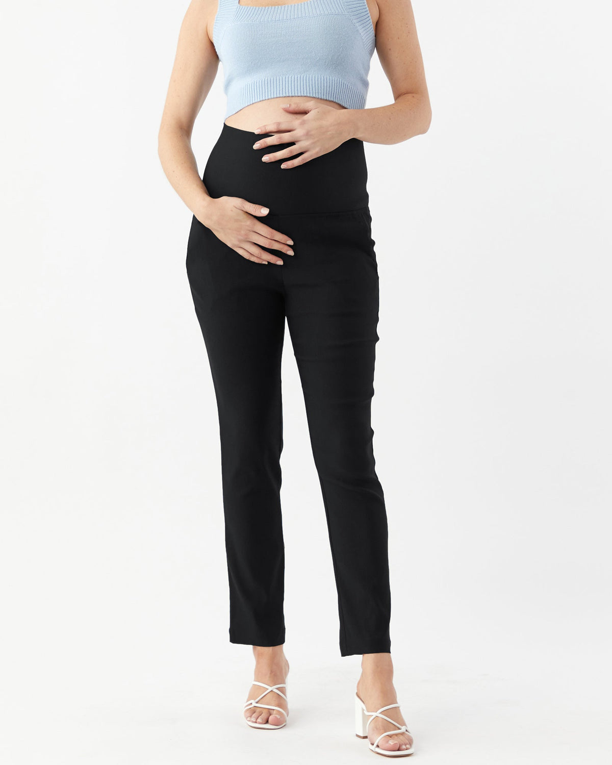 Soon Flora Skinny Capri Maternity Pant (Au 14)