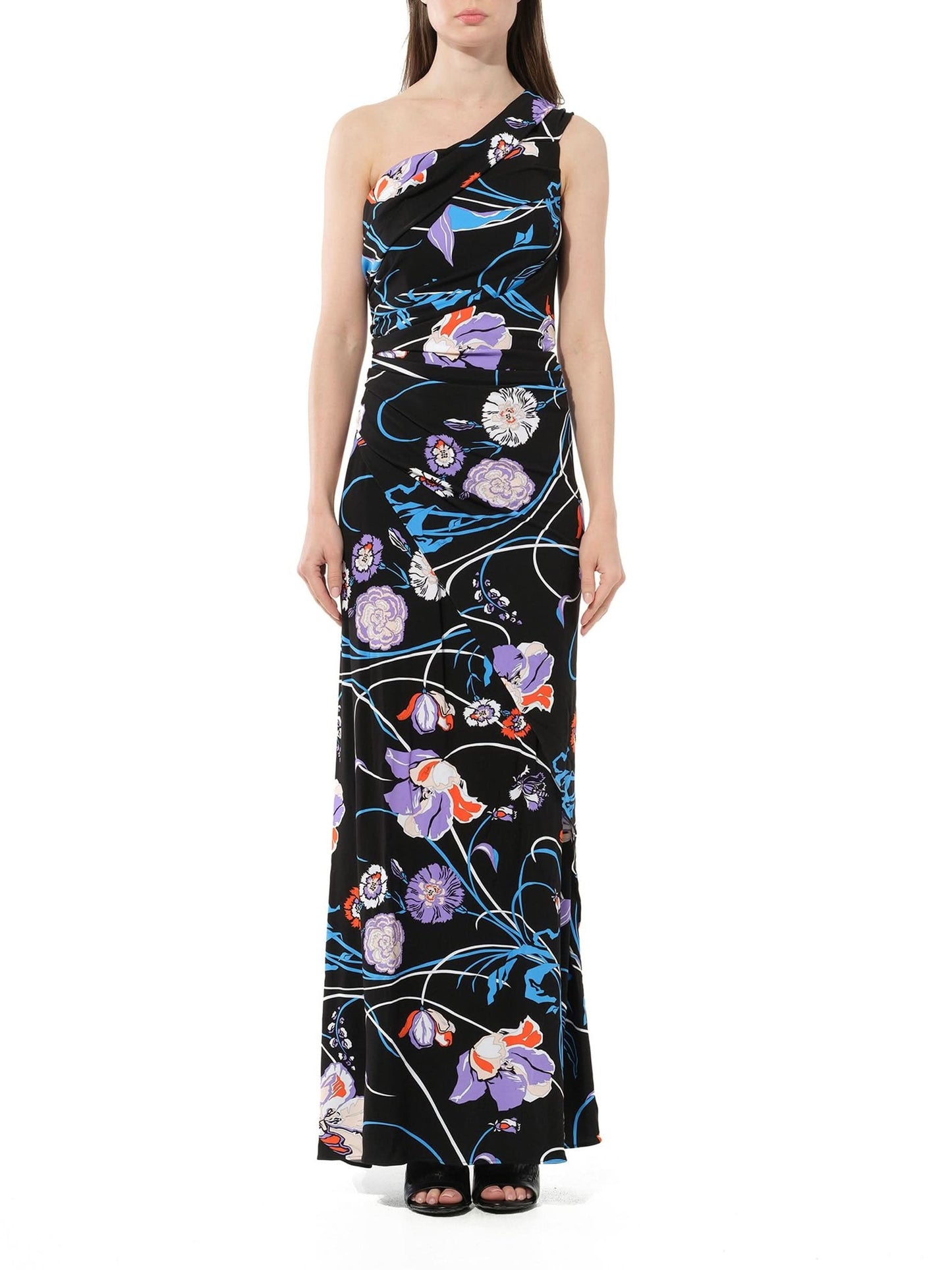 PUCCI Floral Long Dress (Black)
