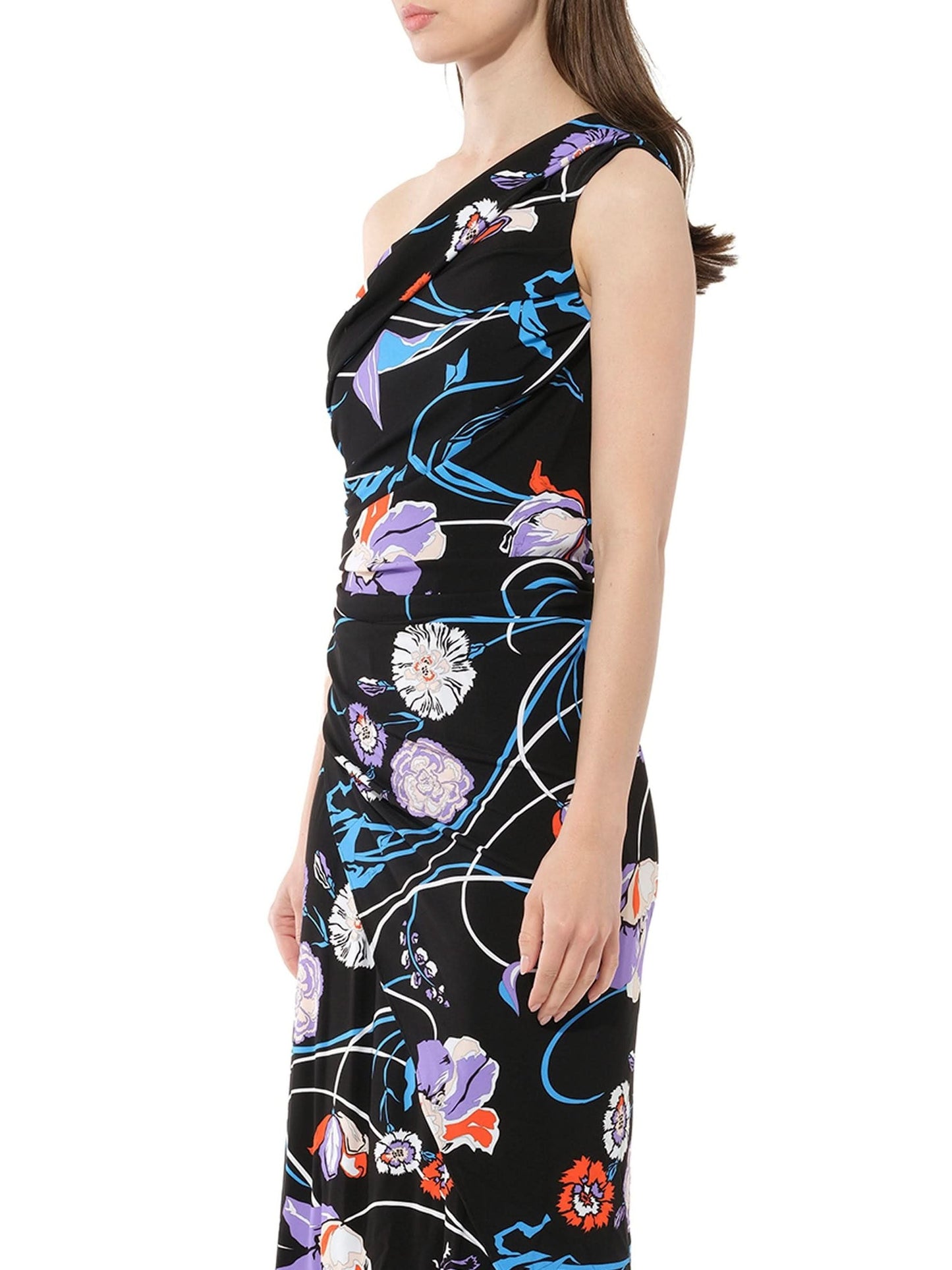 PUCCI Floral Long Dress (Black)