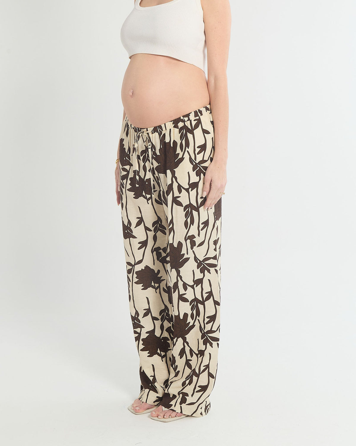 Soon Maternity Flowy Wide Leg Pants