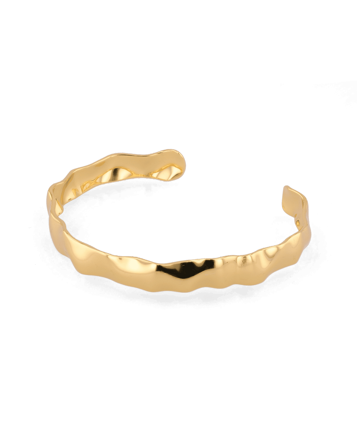 LAVANA Fluidity Gold Cuff Bangle