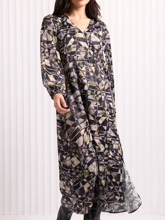 Image of Dresses. Productname: FOIL BLOCKBUSTER DRESS in Soft Focus colour by brand - Foil