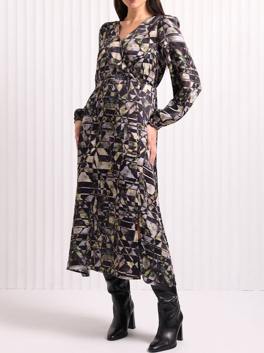 FOIL BLOCKBUSTER DRESS (Soft Focus)