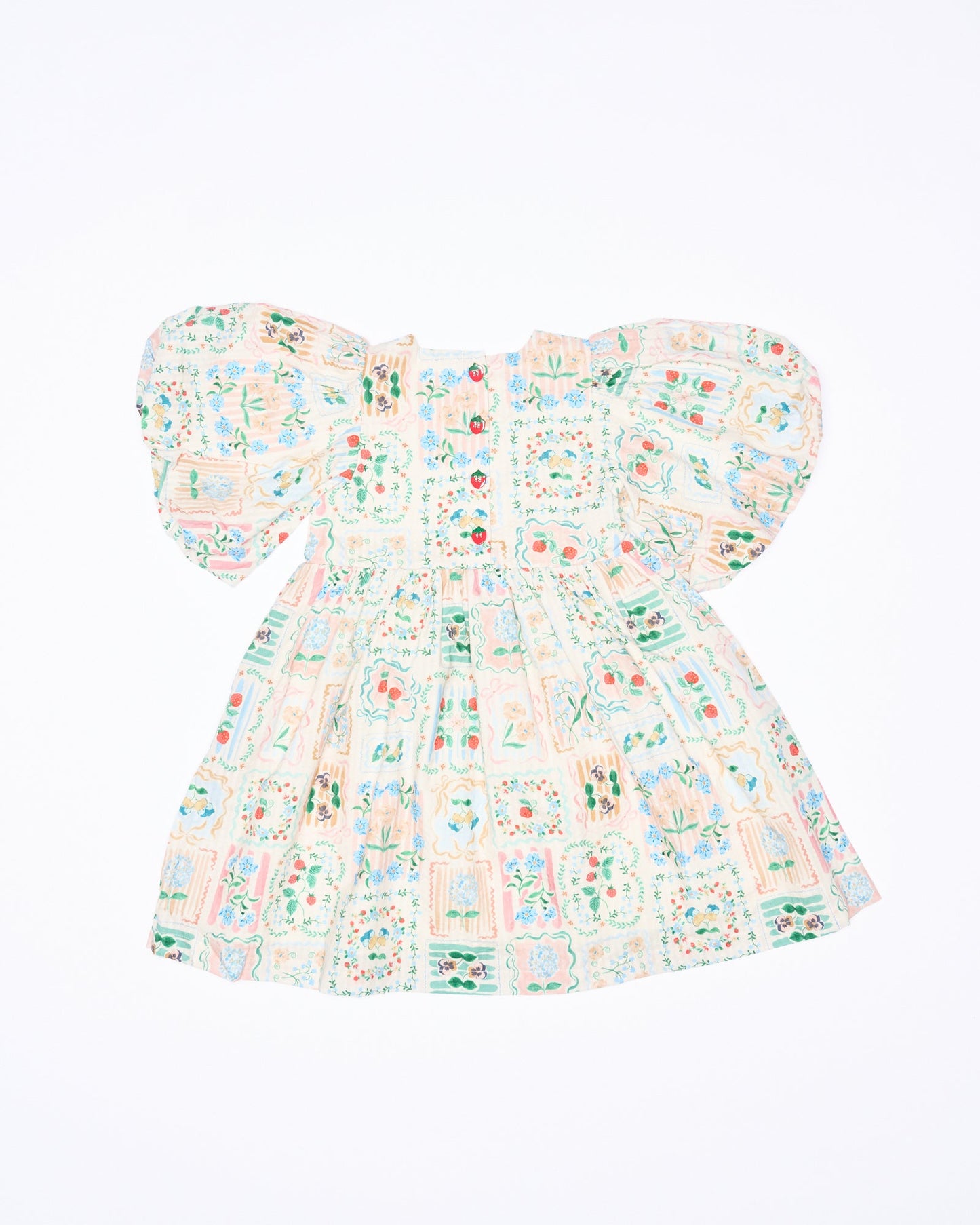 Walnut Melbourne Dress (Forget Me Not)