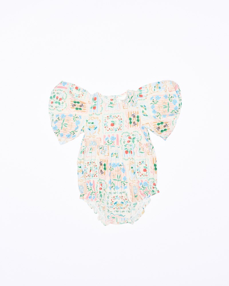 Image of Bodysuits. Productname: Walnut Melbourne Forget Me Not Romper in Forget Me Not colour by brand - Walnut Melbourne