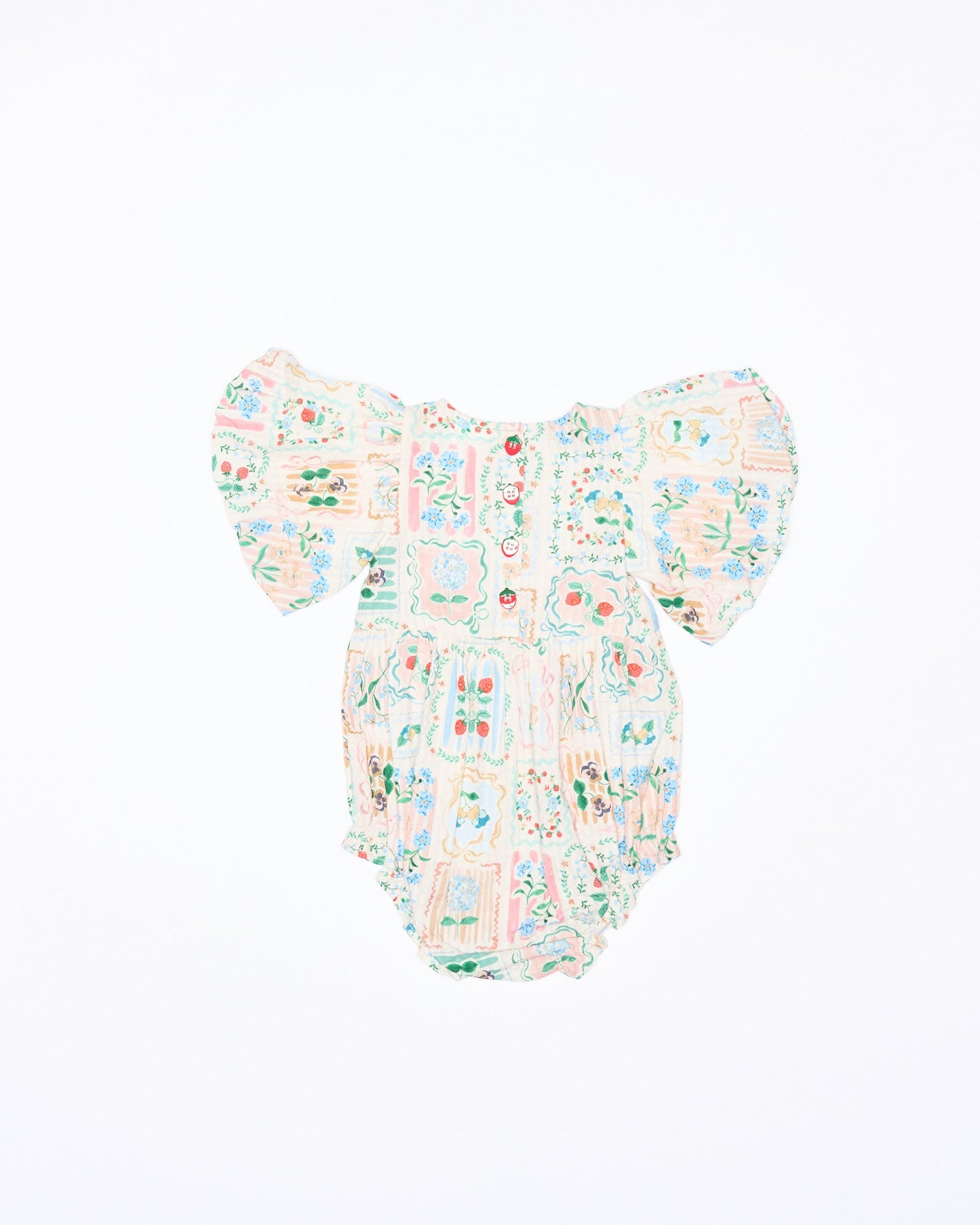 Walnut Melbourne Romper (Forget Me Not)