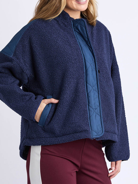 FOXWOOD ARIZONA FLEECE ZIP THRU (Navy)