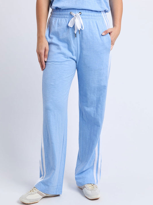Image of a model wearing Pants. Productname: FOXWOOD POWER PANT in Blue colour by brand - Foxwood