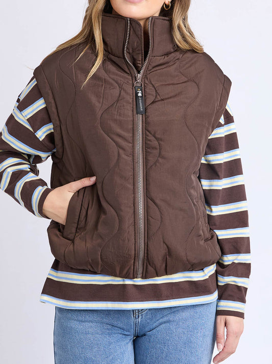 Image of Coats & Jackets. Product name - Foxwood Elite Vest in Coffee colour by brand - Foxwood