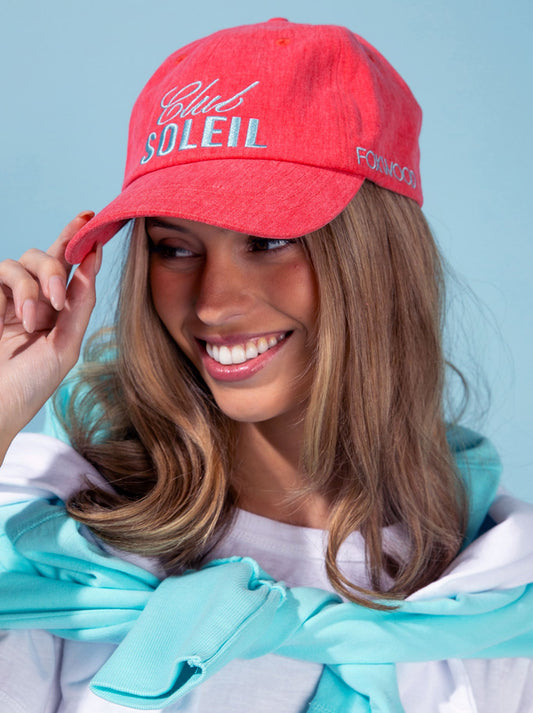 Image of Hats. Productname: FOXWOOD CLUB SOLEIL CAP in Red colour by brand - Foxwood