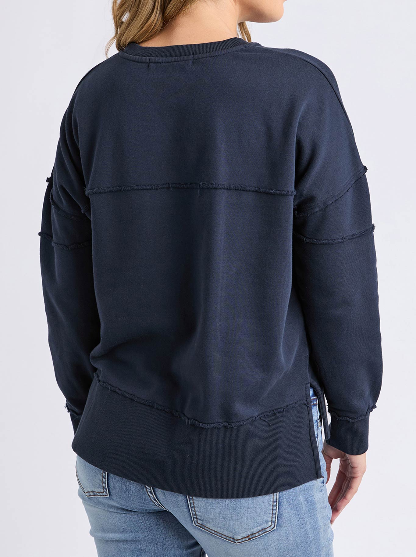 FOXWOOD JAYNE THROW ON FLEECE (Navy A)