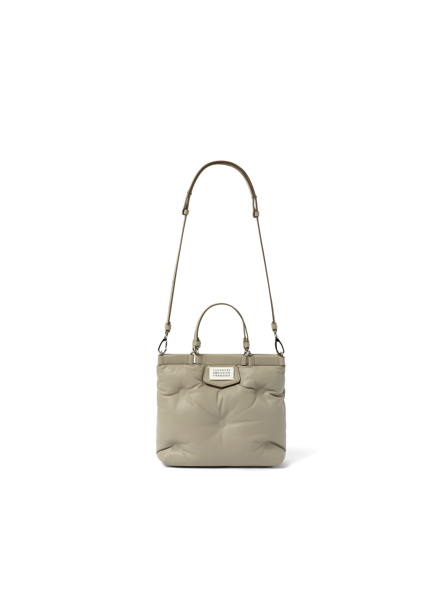 Image of Bags. Productname: MAISON MARGIELA Glam Slam Small Shopping Bag in Nuage colour by brand - MAISON MARGIELA