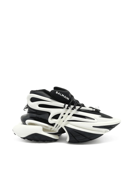 Image of Sneakers. Productname: BALMAIN Unicorn Sneaker in BLACK colour by brand - BALMAIN