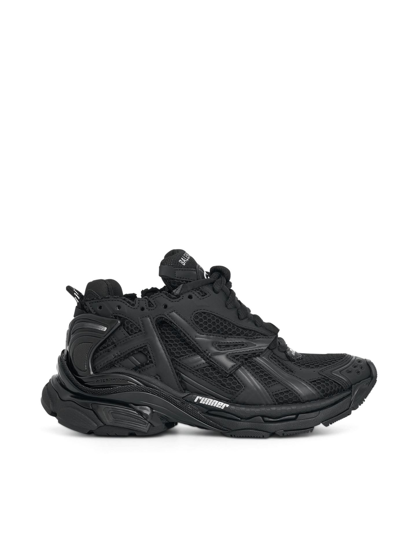 Image of Sneakers. Productname: BALENCIAGA Women Runner Sneaker in Black Matt colour by brand - BALENCIAGA