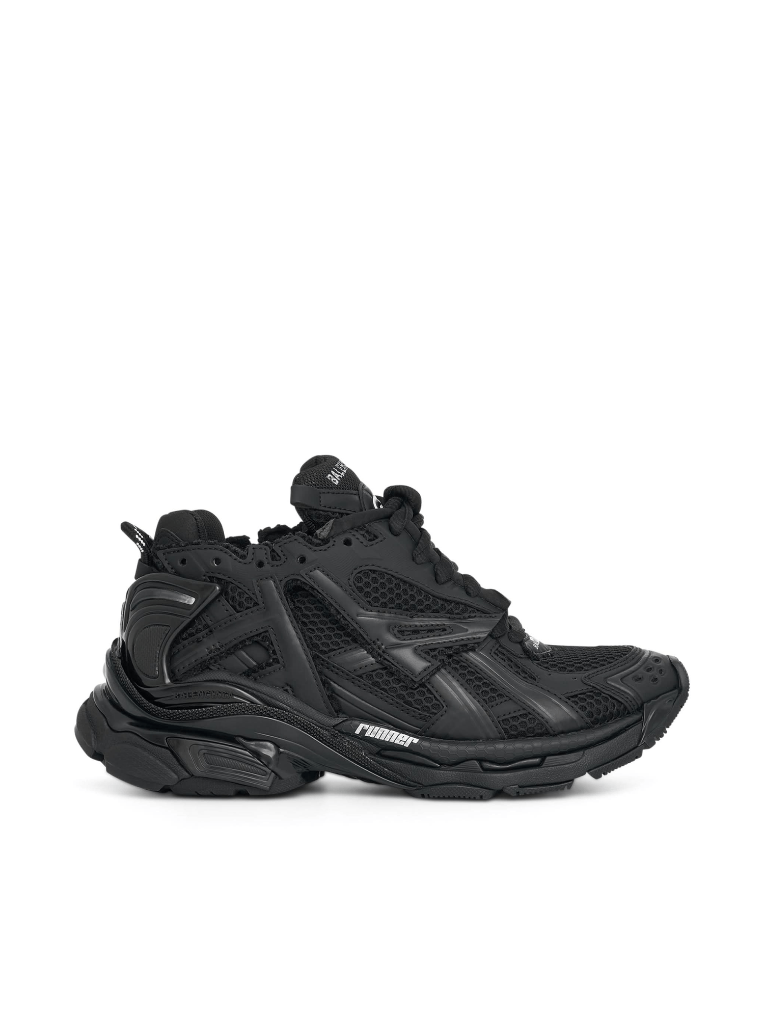 Image of Sneakers. Productname: BALENCIAGA Women Runner Sneaker in BLACK colour by brand - BALENCIAGA