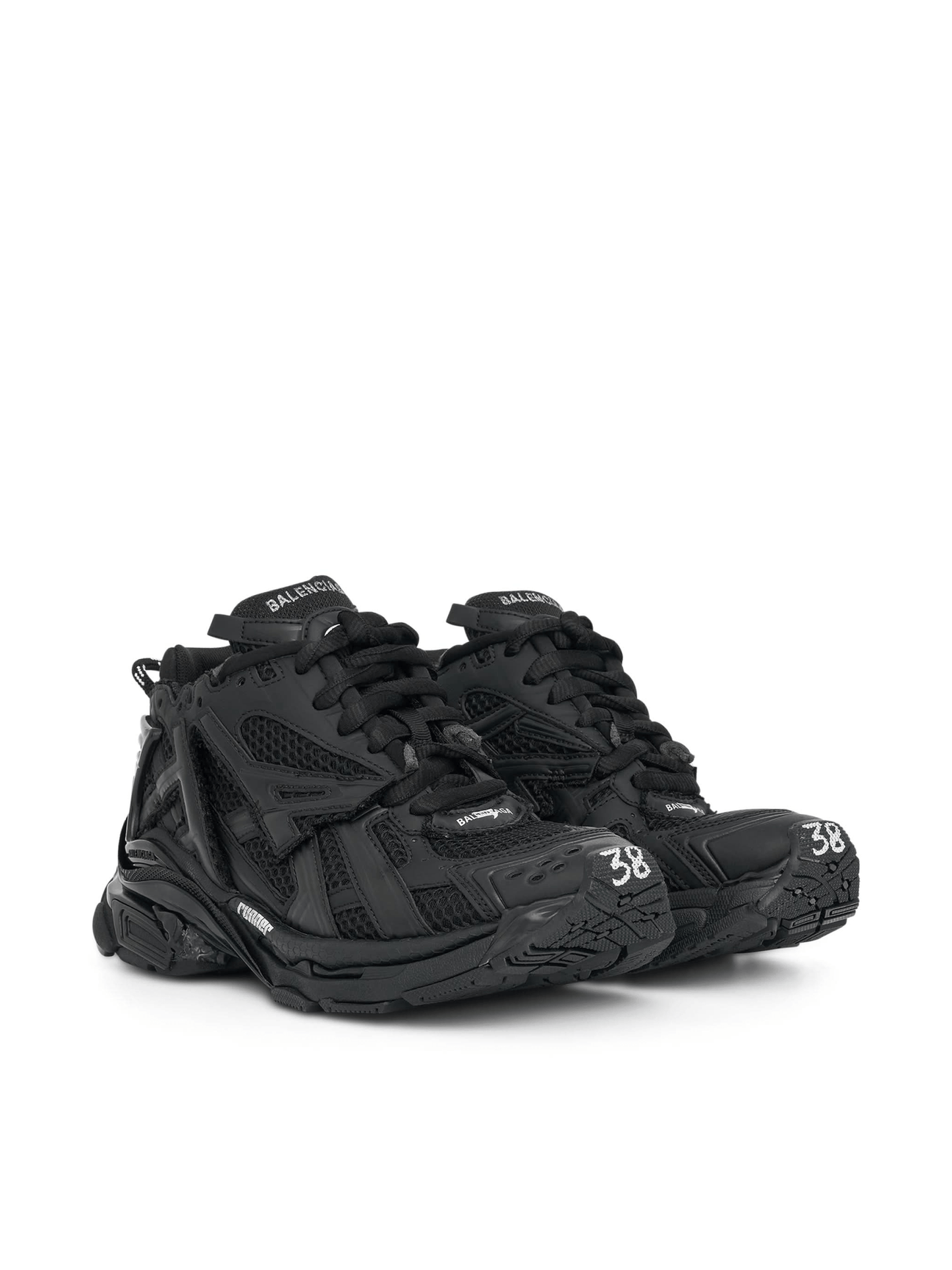 BALENCIAGA Women Runner Sneaker (Black)