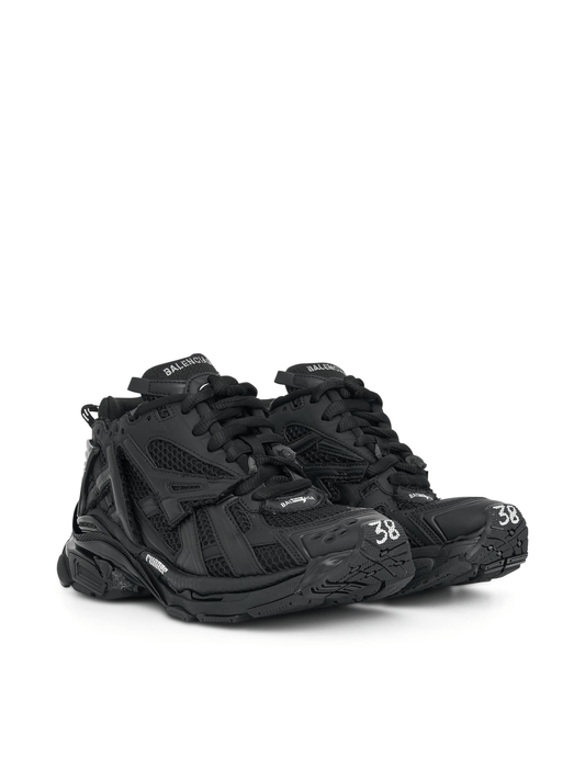 BALENCIAGA Women Runner Sneaker (Black Matt)