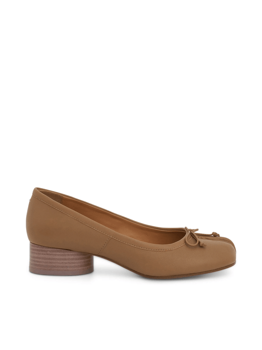 Image of Footwear. Productname: MAISON MARGIELA Tabi Ballerina 3cm Flats in BEIGE colour by brand - MAISON MARGIELA