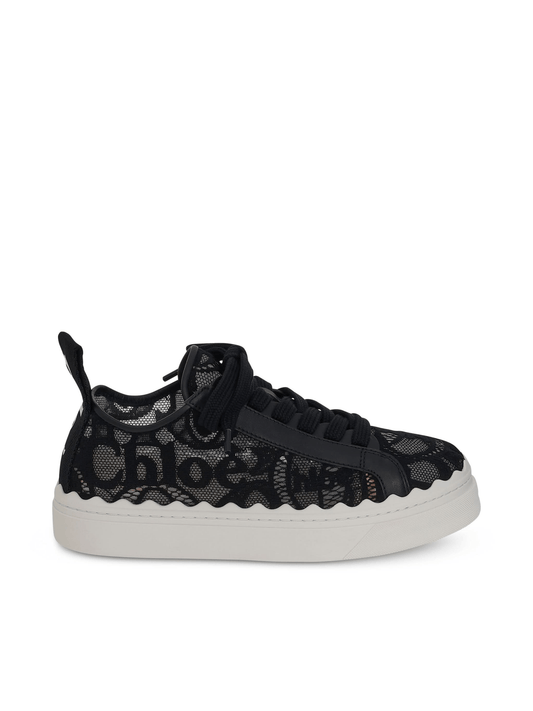 Image of Sneakers. Productname: CHLOE Lauren Sneaker in Black Lace colour by brand - CHLOE