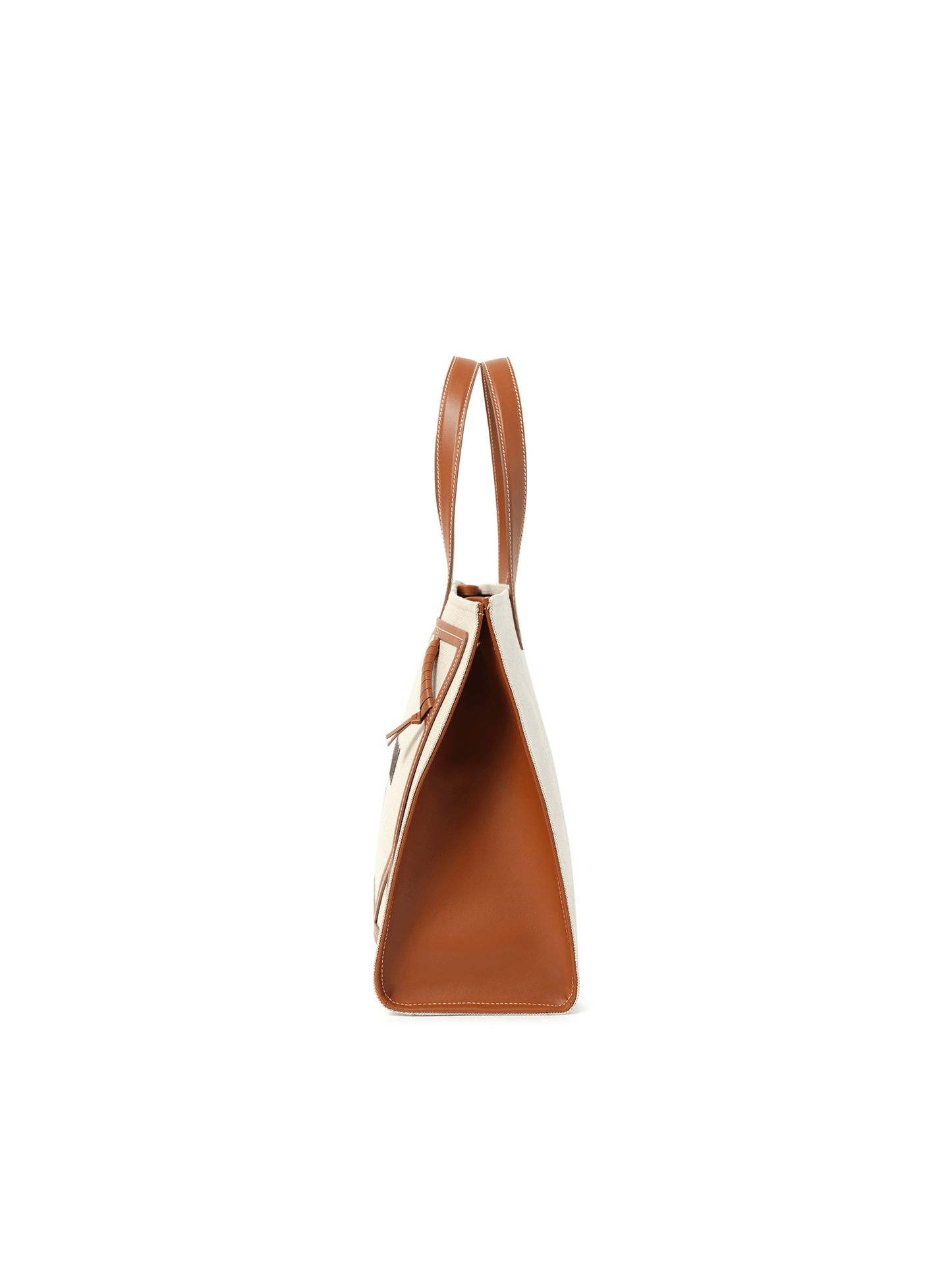 BALMAIN B-Army Medium Canvas Shopper Bag (Natural)