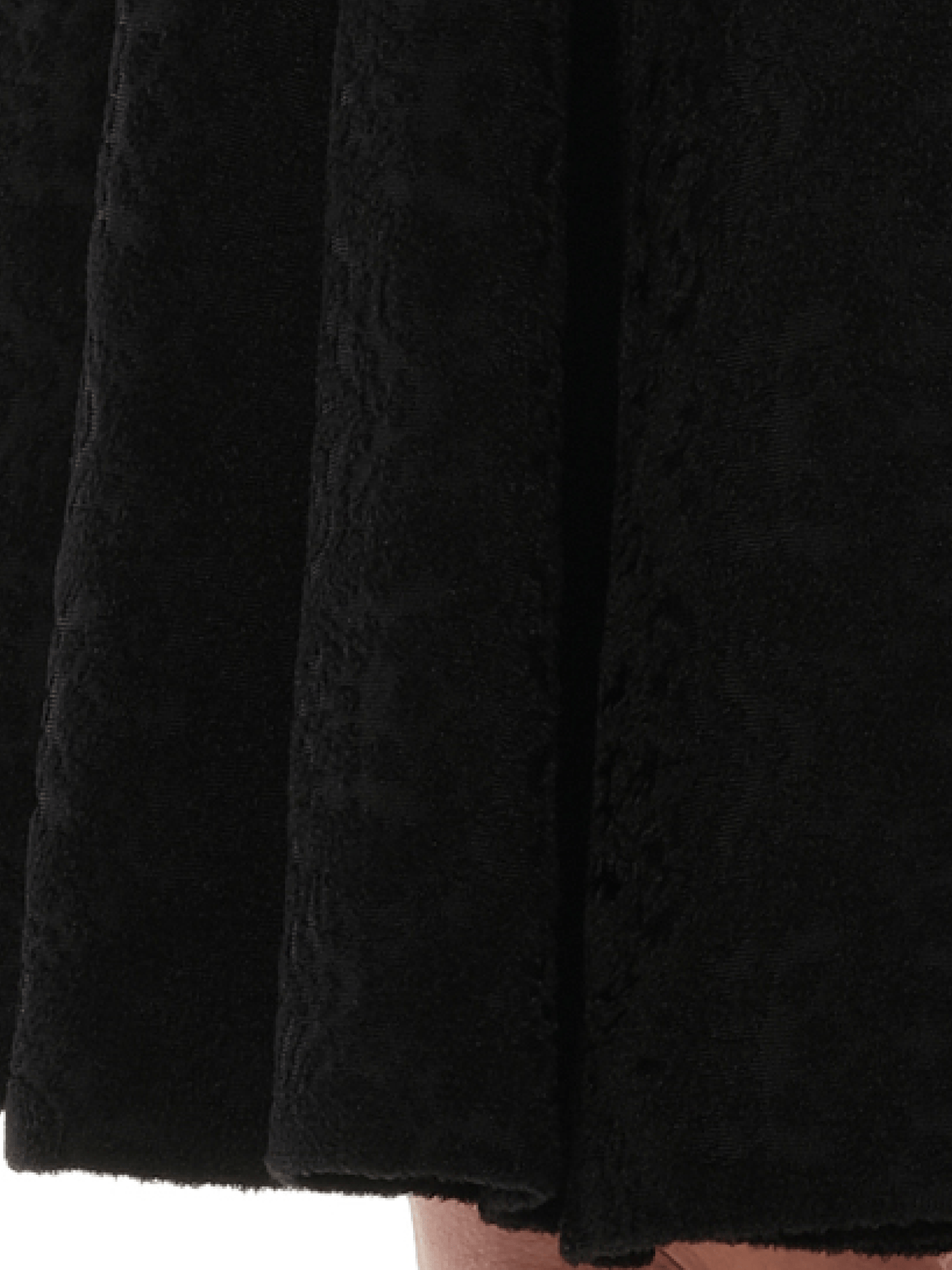 GIVENCHY Lace Trim Flared Dress (Black)