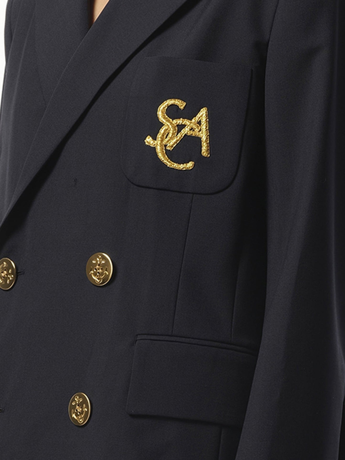 SACAI Emblem Suiting Jacket (Navy)