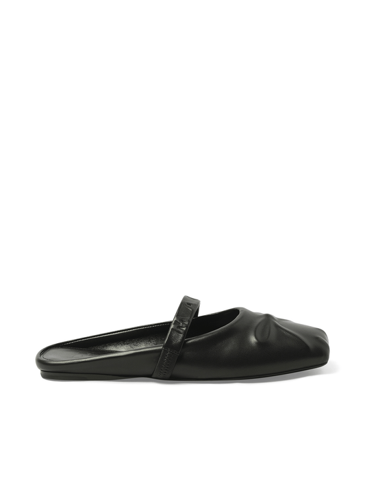 Image of Others. Productname: MARNI Little Bow Sabot in Black colour by brand - MARNI
