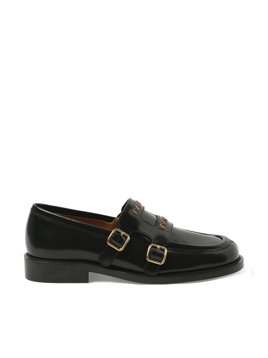 Image of Flats. Productname: MARNI Marni Mocassin in BLACK colour by brand - MARNI