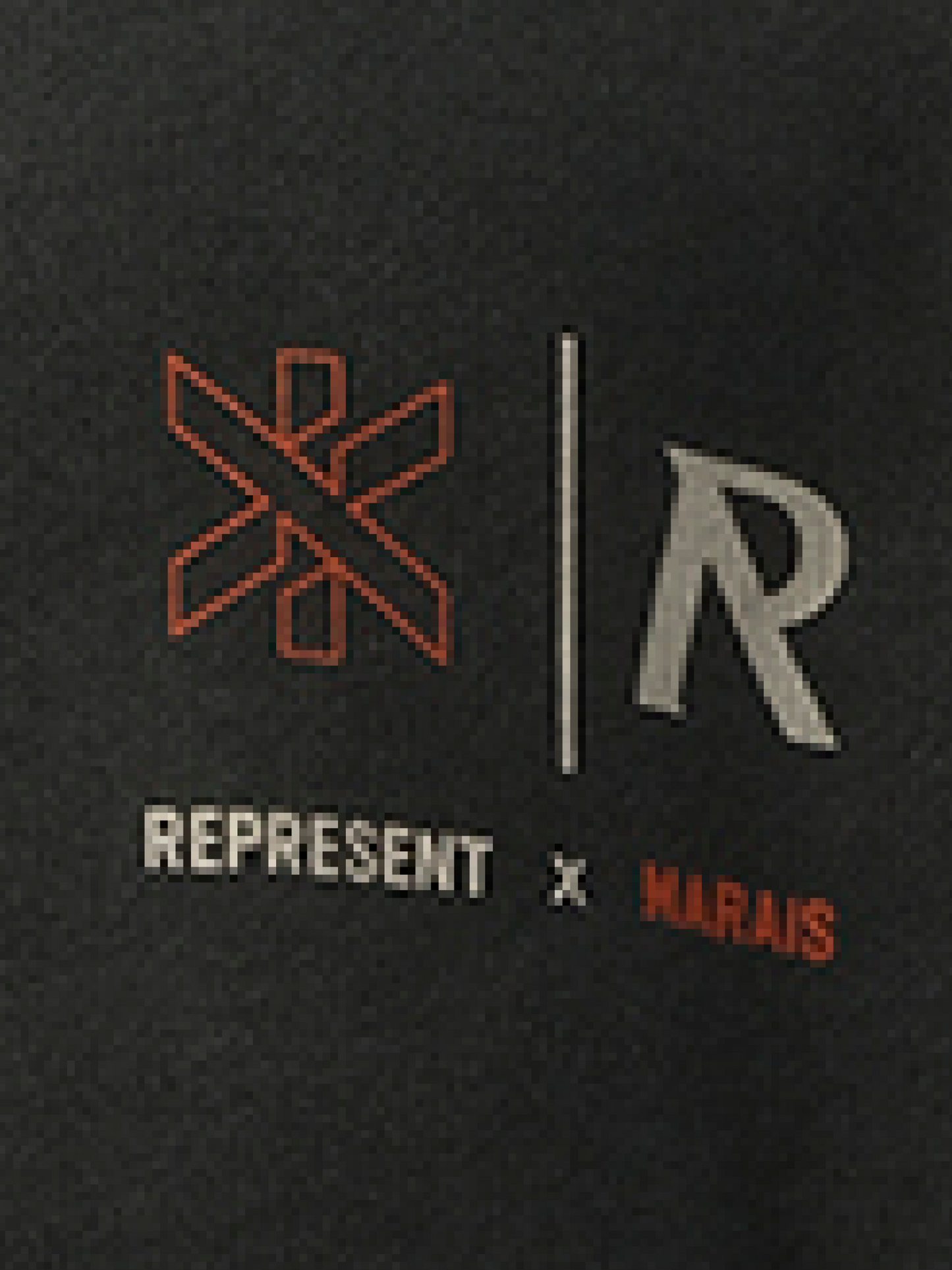 Represent x Marais Logo Lock Up Hoodie (Black)