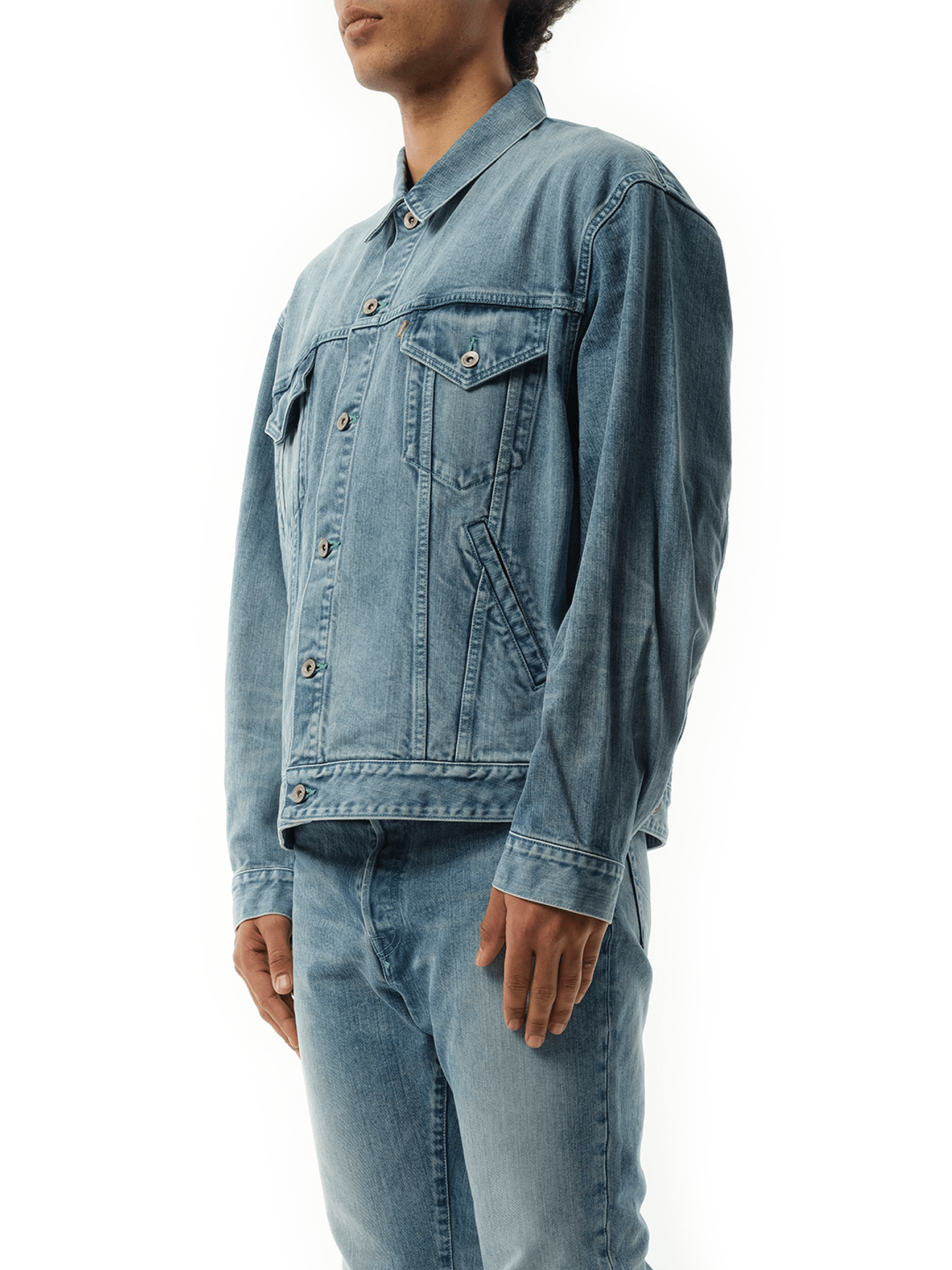 DOUBLET Care Denim Jacket (Blue)