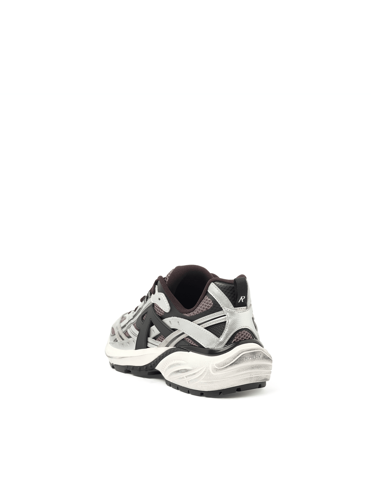 REPRESENT Storm Runners Sneakers (Silver)
